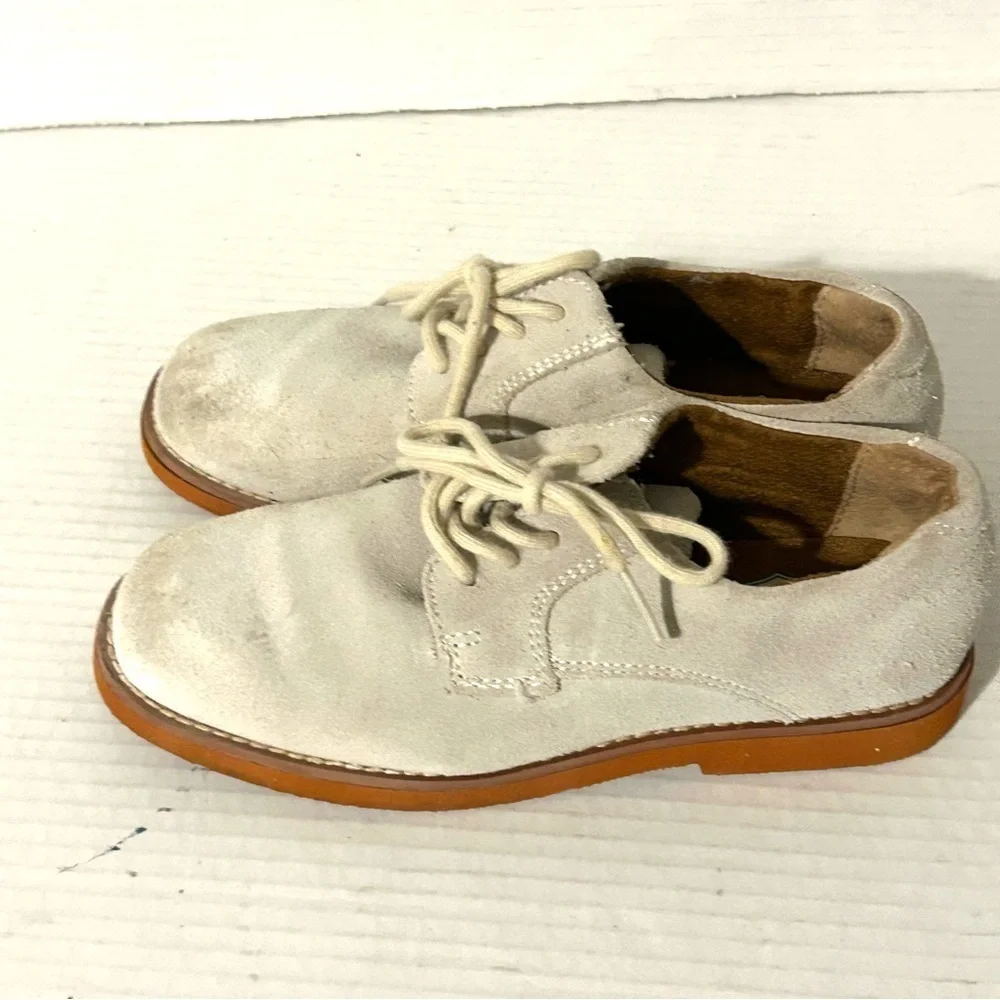 Florsheim Kearny Jr Boys Kids Size 2 M White Oxford Derby Dress Shoes Red Sole